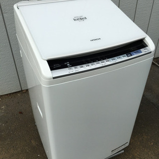 □日立 8.0kg 乾燥機能付き洗濯機 BW-DV80B 2017年製□HITACHI