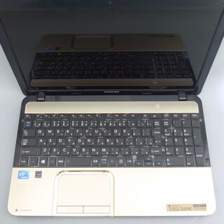 新品SSD-256G ゴールド色 ノートパソコン 中古良品 15.6型 東芝 T552 