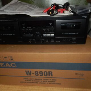 TEAC W-890R-B Cassette tape reco...