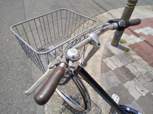 ♪ジモティー特価♪ＬＥＤオートライト・シマノ外装6段変速付き２７型シティサイクル　中古自転車