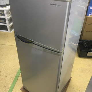 【アイスタ新座店】SHARP 118L冷蔵庫 SJ-H12W-S...