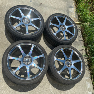 AVS モデル7 18インチ5穴PCD100 アルミホイール