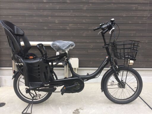 地域限定送料無料　バッテリー新品　ヤマハ　パス　バビー　新基準　子供乗せ　黒　ビッケ　ギュットアニーズ　神戸市　電動自転車