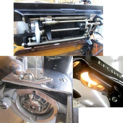 BROTHER ブラザー 足踏みミシン アンティーク 昭和 リメイク木製