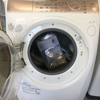 東芝9.0Kドラム式洗濯乾燥機2013年製　分解クリーニング済み