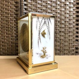 ジャガールクルト アトモス マリーナ Jaeger-LeCoultre Atmos marina Plexi White Fish 5810 スイス製 動作品 置時計 空気時計 永久時計 ☆ 札幌市 白石区 東札幌 ☆ アウトレットモノハウス