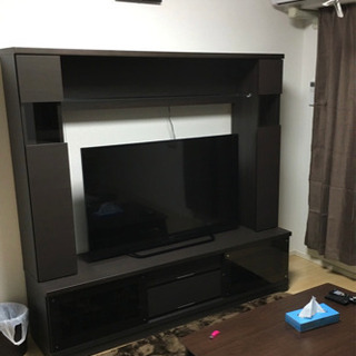 【ネット決済】壁面収納付テレビボード