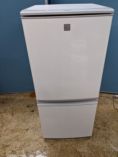 (売約済み)高年式 SHARP/2ドア冷凍冷蔵庫 SJ-14E6-KW 2019年製 137L 白/ホワイト
