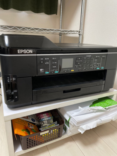 エプソン PX-1600F A3対応プリンター、プリンター台、インク、コピー用紙、写真用光沢紙のセット　自炊　PDF化