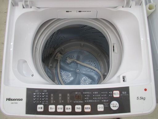 ID:G967894　ハイセンス　全自動洗濯機５.５ｋ