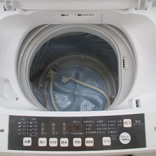 ID:G967894　ハイセンス　全自動洗濯機５.５ｋ
