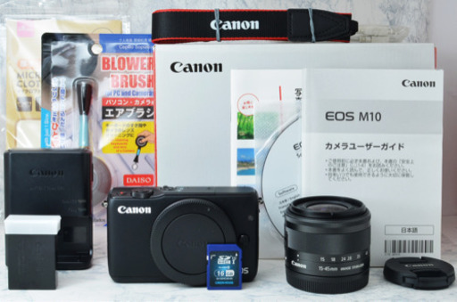 新品級○超小型○超高性能○Wi-Fi内蔵○付属品完備○キャノン EOS M10