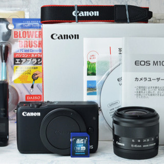 新品級●超小型●超高性能●Wi-Fi内蔵●付属品完備●キャノン EOS M10 1ヶ月動作保証あり！