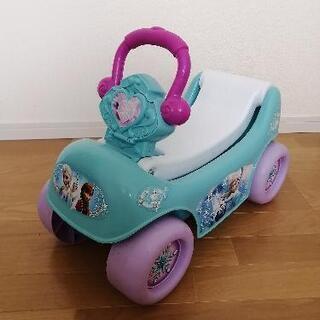 美品　アナと雪の女王　乗用玩具　手押し車