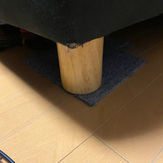 【ネット決済】セミダブル脚付きマットレスベッド[幅120cm]