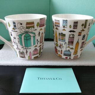 【新品未使用】 Tiffany&Co. ティファニー マグカップ　5th アベニュー　ペアセット