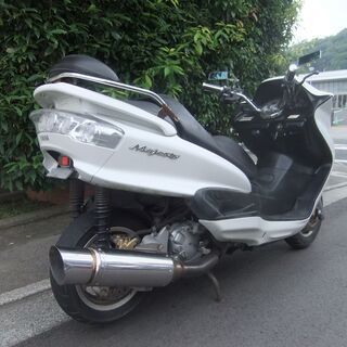 ヤマハ　マジェスティ250カスタム　(3連メーター)　実働中古車(要整備)　バッテリー新品交換済み　ナンバー登録廃車証あり