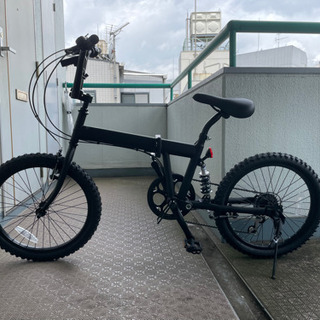 【ネット決済】【ほぼ新品・公道未使用】折りたたみ自転車 BMX風