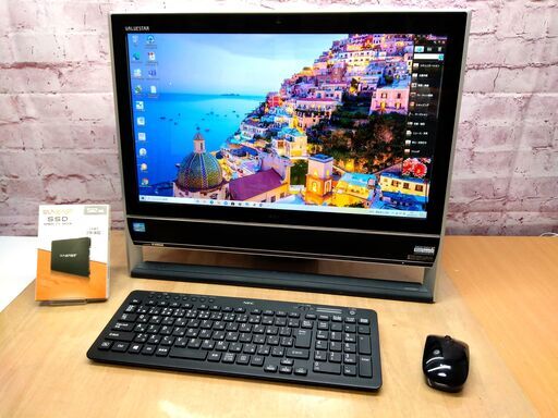 ★完売御礼★【ちょうどいい21.5型】NEC VALUESTAR VN770/M◆第3世代 Core i7☆国内3年保証 新品 SSD 512GB☆メモリ 8GB◆Windows10, Microsoft Office, Blu-ray, Wi-Fi, Webカメラ