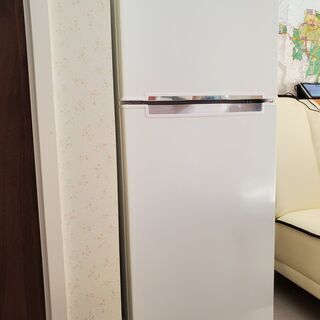【ネット決済】新品未使用です。白の２ドア冷蔵庫。