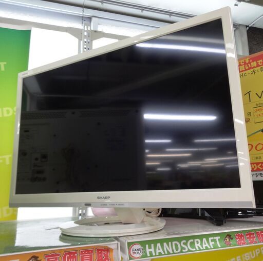 シャープ　液晶テレビ LC-24K30 24インチ　中古品 リモコン付き 2016年製