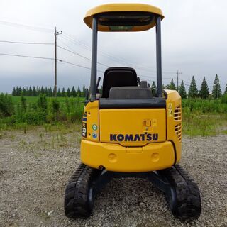 コマツ PC20MR-3 2トンクラス 全塗装済 倍速 ミニ油圧ショベル ユンボ ...