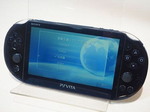 【苫小牧バナナ】動作品☆SONY/ソニー PCH-2000 PlayStationVITA PSVITA ブラック 本体のみ 傷多いため現状品♪