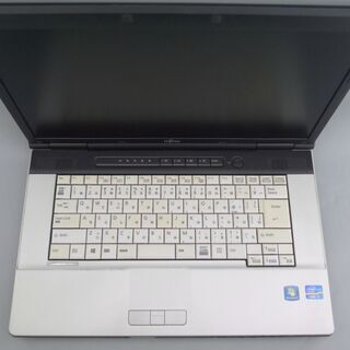 日本製 ノートパソコン Windows10 中古良品 15.6型 富士通 E742/F Core 