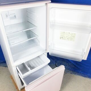 ✨2015年製🌻SHARP【SJ-C14A-P】🌻137L🌻Y-0705-004🌻2ドア冷蔵庫 ピンク系 ドアの開閉方向を自由に付け換えられる「つけかえどっちもドア」 