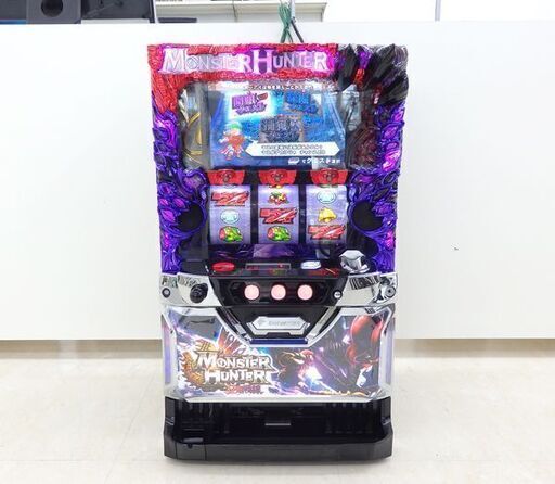 千歳市/恵庭市 パチスロ実機 エンターライズ モンスターハンター狂竜戦線 コイン機 100V 5号機 スロット