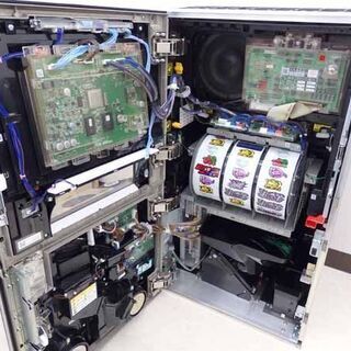 千歳発 パチスロ実機 オリンピア ルパン三世 世界解剖 コイン機 100V 5 