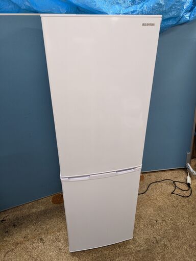 (売約済み).高年式 2019年製 アイリスオーヤマ 162L ノンフロン冷凍2ドア冷蔵庫 AF162-W ホワイト