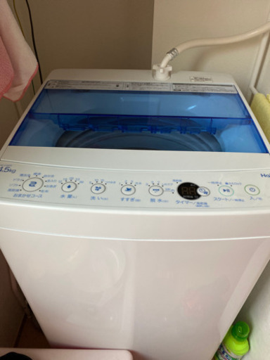 洗濯機　美品　haier JW-C45FK