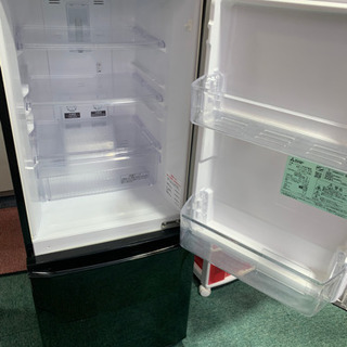 【リサイクルサービス八光　田上店　安心の3か月保証　】三菱 冷蔵庫 ボトム冷凍室 右開き 146L サファイアブラック MR-P15A B リサイクルサービス八光 田上店 安心の3か月保証 】三菱 冷蔵庫 ボトム冷凍