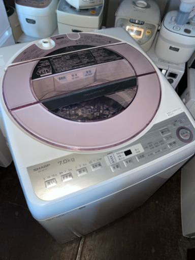 No.954 SHARP 7kg洗濯機　2018年製　近隣配送無料