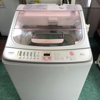 送料無料・設置無料サービス有り】洗濯機 2018年製 AQUA AQW-VW1000F 中古