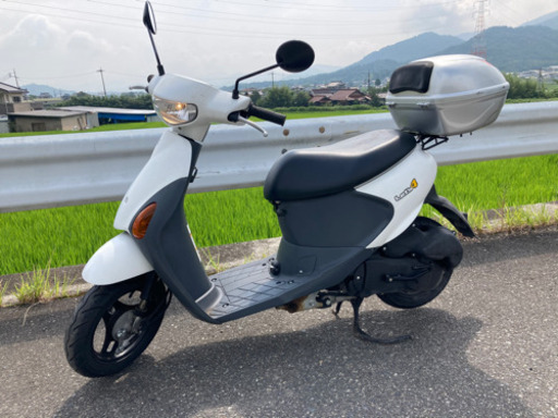 【売約済】美品 実働 BT新品 リアタイヤ新品 スズキ CA45A レッツ4 4スト インジェクションバイク 原付 スクーター おまけ付き