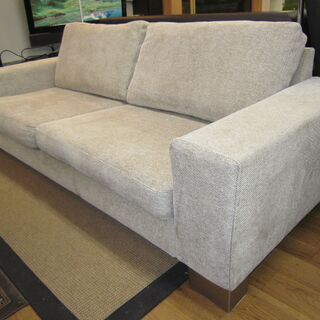 R219 高級 BoConcept ボーコンセプト 3P布ソファ、カバーリング式 美品 幅202cm