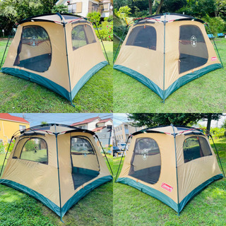 売り切れました💦4-6人用テント　コールマン　マックスワイドドーム300 設営確認済