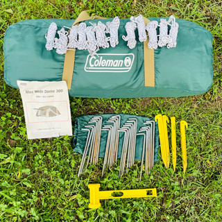 売り切れました💦4-6人用テント　コールマン　マックスワイドドーム300 設営確認済