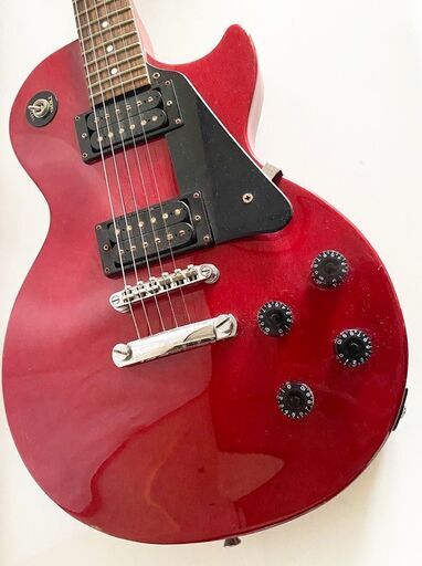 訳アリ Epihone Lespaul Studio エピフォン レスポール スタジオ エレキギター 中古 レッド