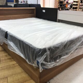 大塚家具　セミダブルベッド　ナチュラル【トレファク南柏店】