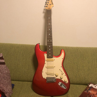 バッカス　ストラト　赤　ギター