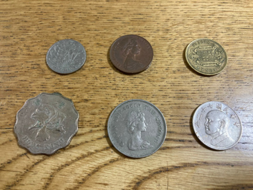 【外国通貨】海外硬貨（6枚セット）