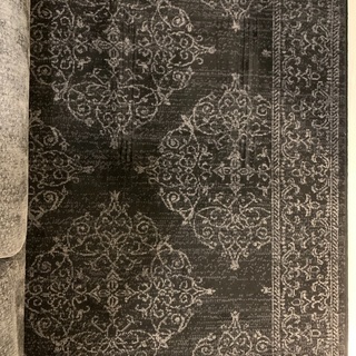 【ネット決済】ベルギー絨毯 140×200cm ブラック