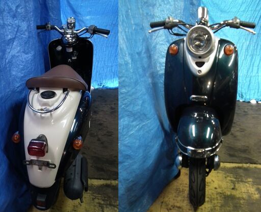 ビーノ(5AU)パワフルな2スト原付・走ります（緑）