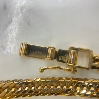 中古品】K18 12面トリプル 20.7g 40cm［581］