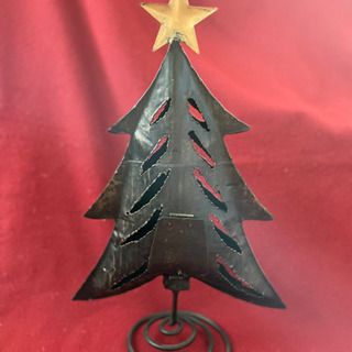 【ネット決済】ブリキ製 クリスマスツリー