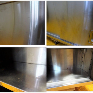 437-015)業務用 ステンレス 吊り戸棚 棚2段 吊り棚 収納棚 棚調節