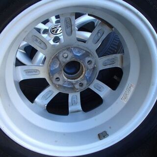 ★VW フォルクスワーゲン up! 純正ホイール 14インチ 4本 5J4HPCD100+Continental 165/70R14　４本セット
